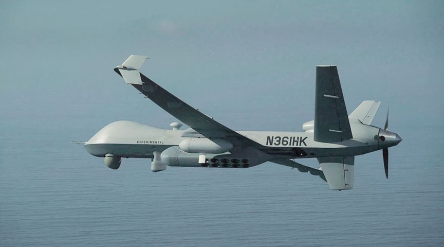 General Atomics Aeronautical Systems, Inc recently completed development and test of the world’s first self-contained anti-submarine warfare capability for an unmanned aircraft system. (GA-ASI)