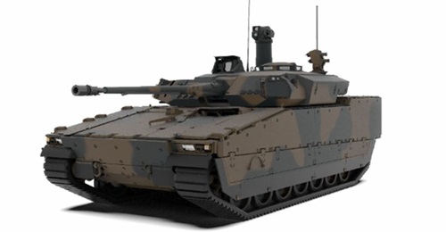 The CV9035NL upgrade will include the Elbit Systems Iron Fist Light Decoupled (IFLD) active protection system (APS) and Rafael Spike-LR anti-tank guided missile (ATGM)