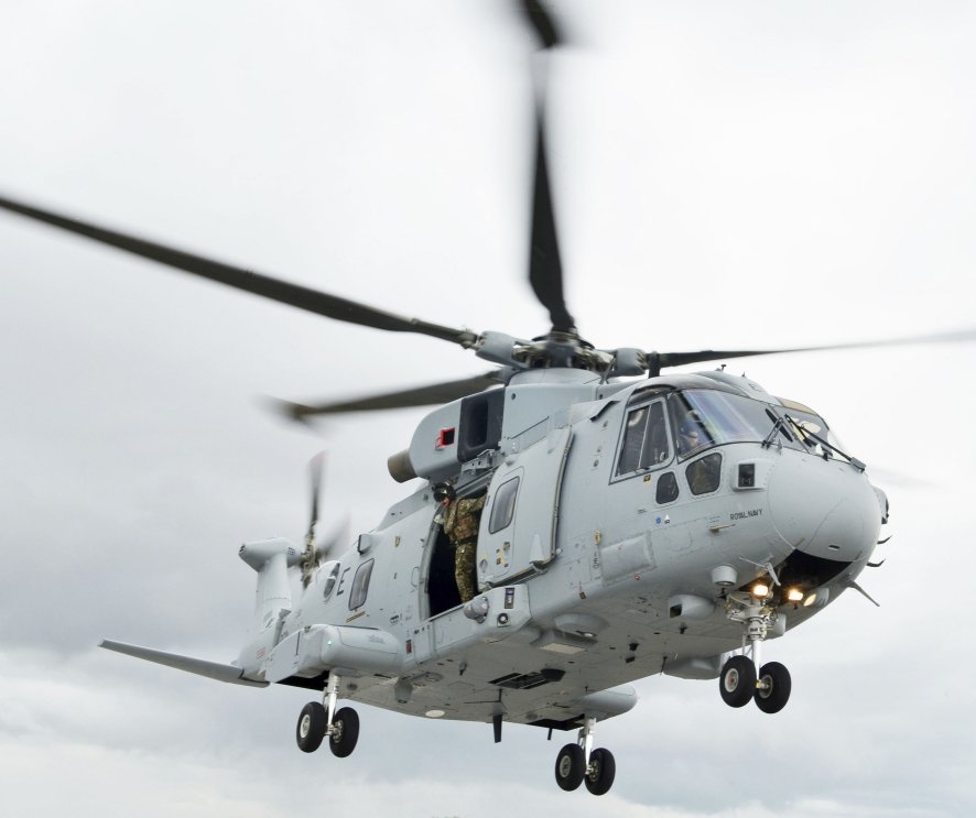 European NATO nations will have several medium-lift helicopter types that will be due for replacement from the mid-2030s, including the Leonardo Merlin pictured. Five nations have launched the NGRC project to satisfy this anticipated requirement.  (Janes/Patrick Allen)