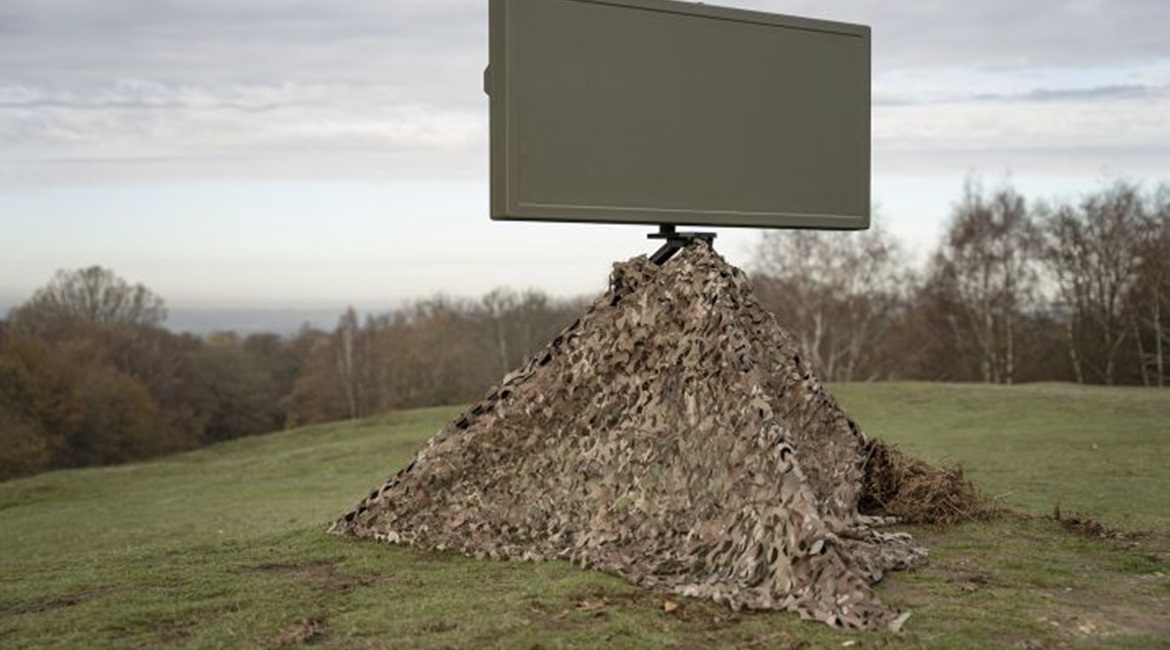 HENSOLDT UK's SPEXER 600 multi-mission, X-band ground-based surveillance radar.