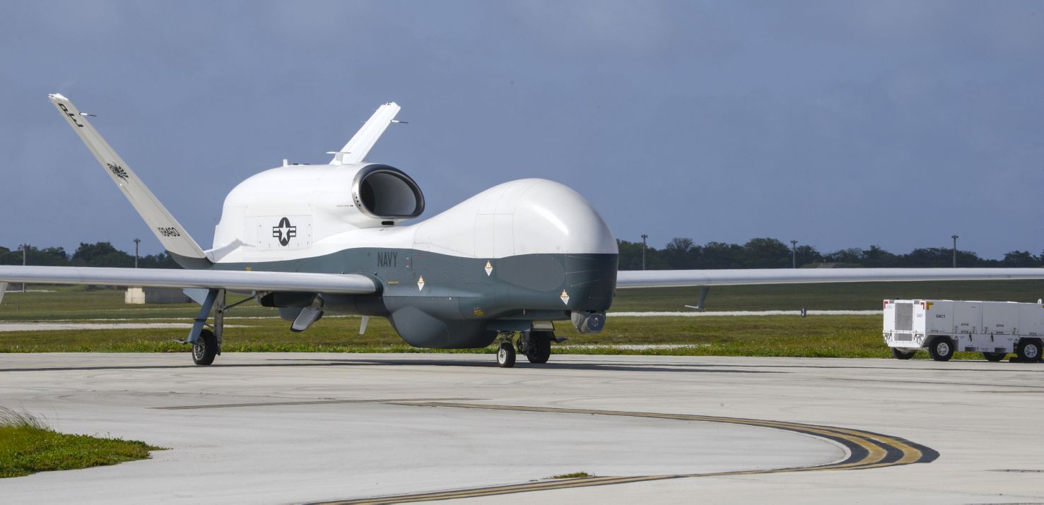 The US Navy is looking to enhance its newly introduced Triton UAS with a third-party targeting capability, having issued a sole-source notification for Northrop Grumman earlier in January 2021. (DVIDS)