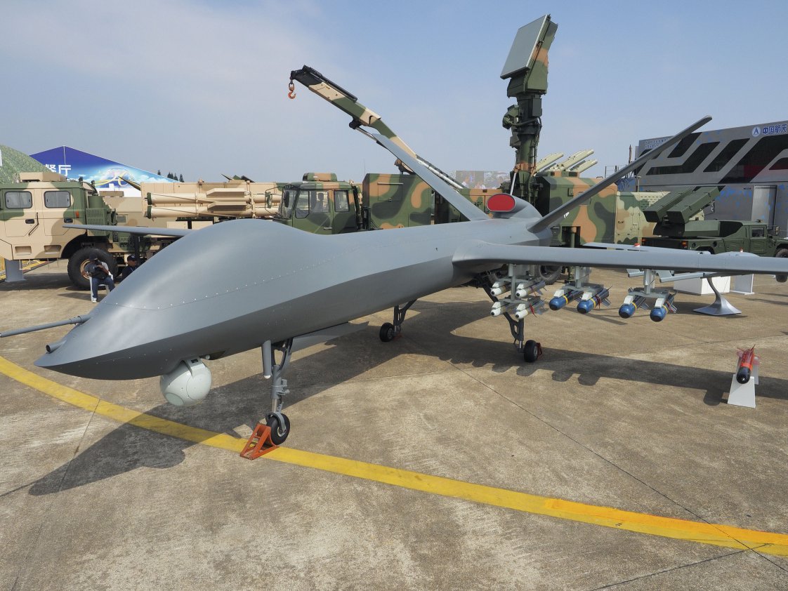 The China Aerospace Science and Technology Corporation (CASC) – manufacturer of the CH-5 multi-role MALE UAV (pictured) – has reported strong financial growth for 2020. (Janes/Kelvin Wong)