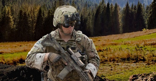 L3Harris's candidate for the US Army's NGSW-FC system is shown mounted to a rifle.