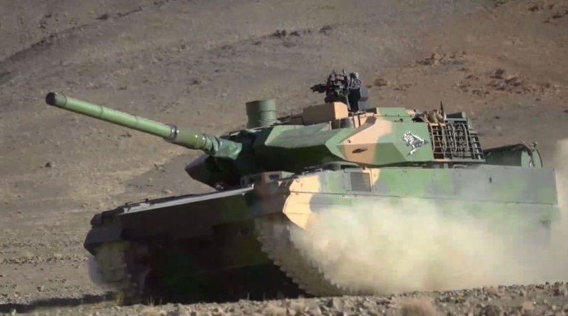A screengrab from CCTV footage released on 30 January. The media outlet revealed that same day that the Norinco Type 15 lightweight tank (pictured here) has entered service with the PLAGF's Xinjiang Military District.