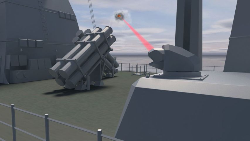 
        The BAAINBw has awarded a consortium between Rheinmetall Waffe Munition and MBDA Deutschland a contract for an HEL demonstrator to be tested on the German Navy's F124 frigate 
        Sachsen
         in 2022.
       (MBDA)