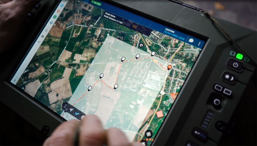 V3.0 of Systematic’s SitaWare Frontline C2 software, launched in February 2021, includes a new mapping engine and route planning function, among other new features. (Systematic)