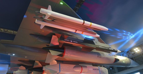 HAL's CATS loyal wingmen concept was showcased at Aero India 2021.