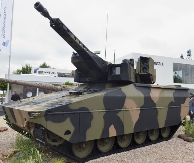 The Rheinmetall Lynx is set to be a key plank in the company’s growth projections to 2025. (Janes/Patrick Allen)
