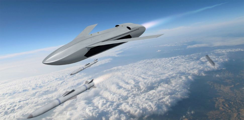 DARPA's LongShot programme, which is developing an air-launched unmanned air vehicle with the ability to employ multiple air-to-air weapons, has awarded contracts to General Atomics, Lockheed Martin, and Northrop Grumman for preliminary Phase I design work.  (DARPA)
