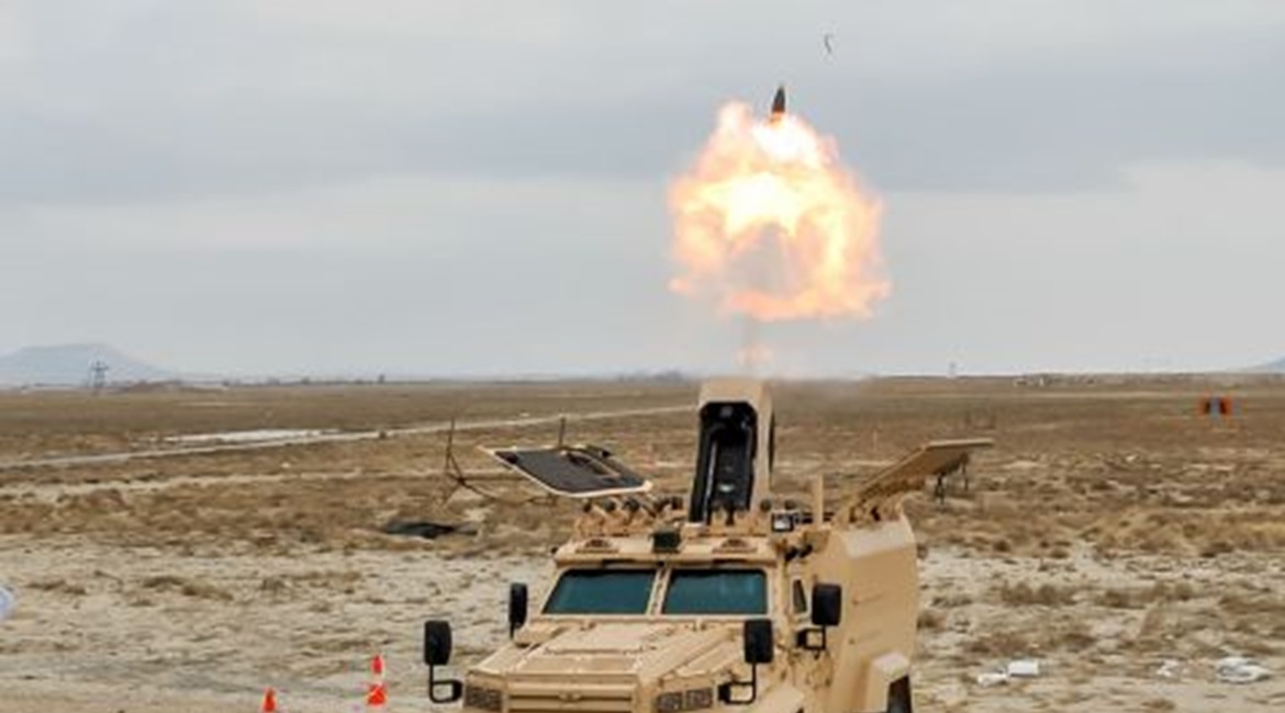 The Ejder Yalcin is shown modified to carry a 120 mm mortar during one of its firing trials.