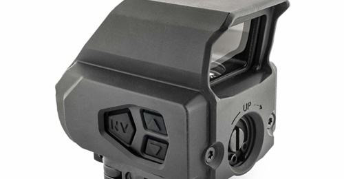 The Mepro O2 offers users the ability to cycle through four reticle patterns.
