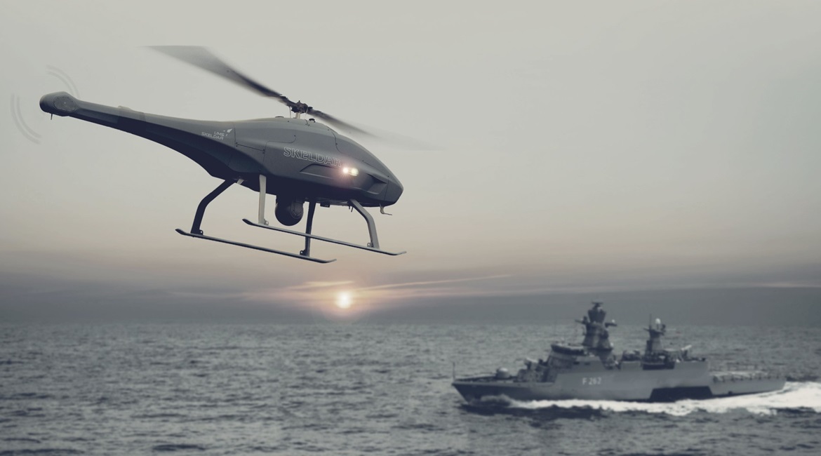 UMS Skeldar has incorporated fully ATOL capabilities in the naval domain into its V-200 VTOL UAV.