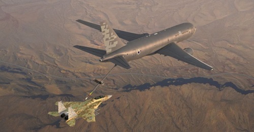 CGI of a Boeing KC-46A Pegasus tanker in Israeli service. The country's MoD announced on 22 February that it had signed an LOA with the United States for two tankers, as well as for other military assistance.