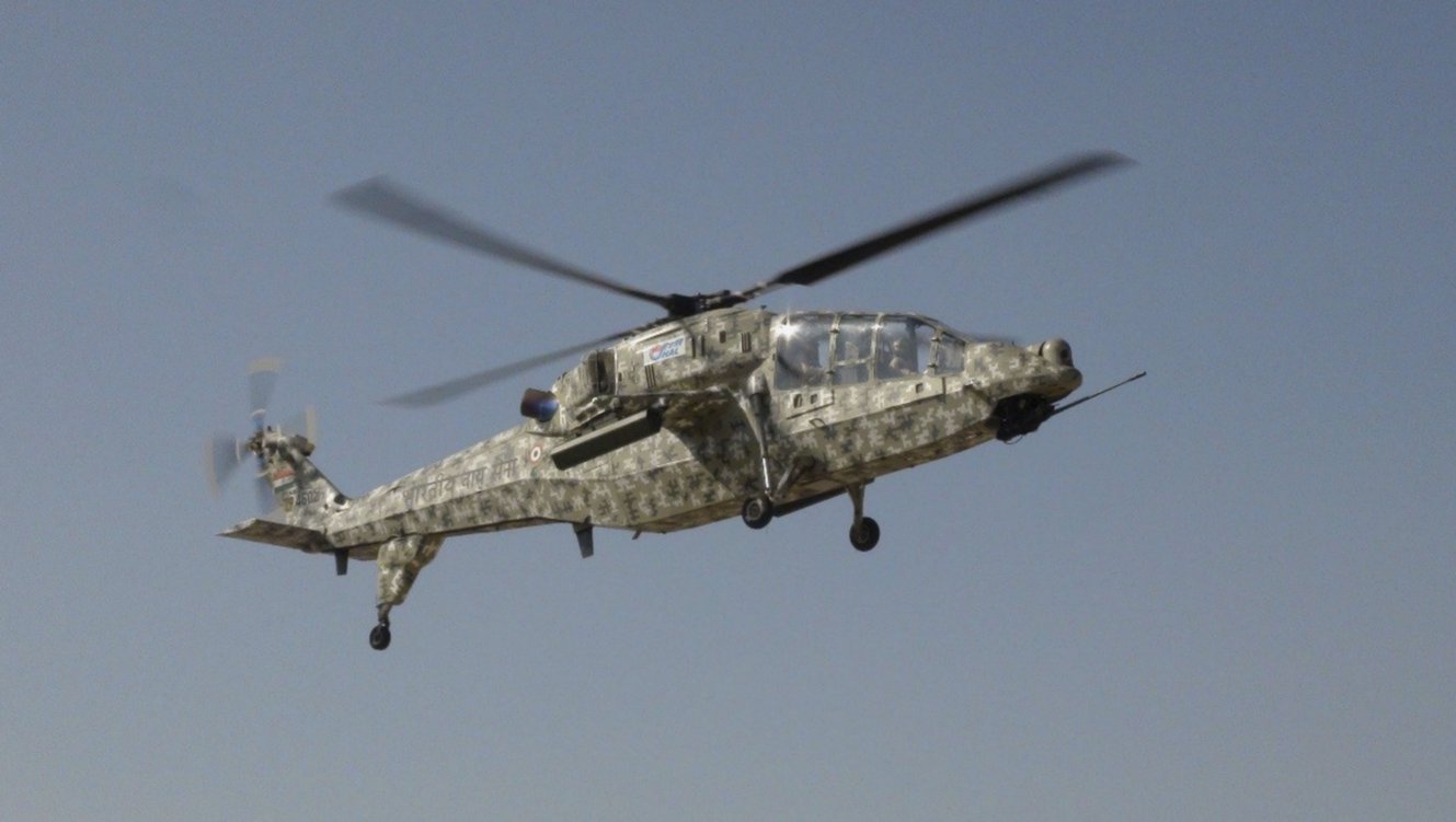 Expanding orders for Indian-made defence equipment is expected to include contracts to supply the Indian Air Force and Indian Army with HAL’s Light Combat Helicopter (pictured). (HAL)