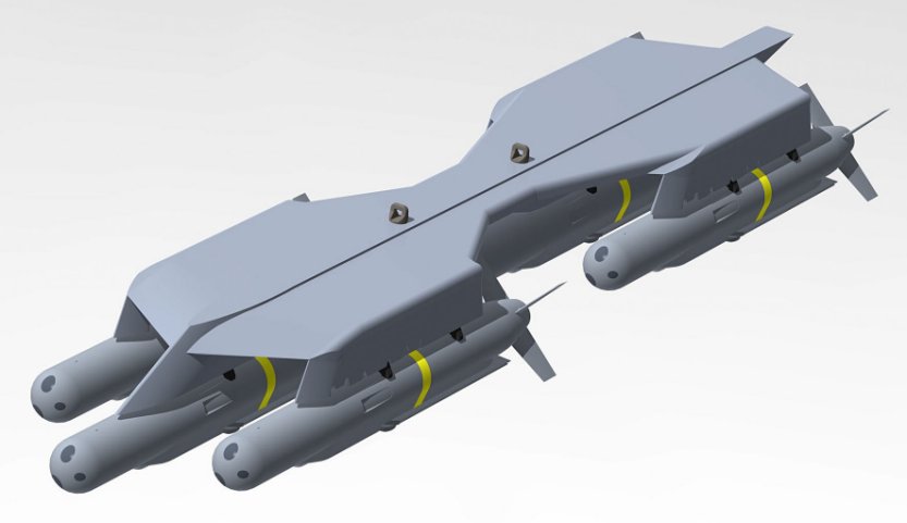 The HSL launcher for the SmartGlider Light can carry multiple all-up-rounds. (MBDA)
