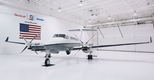 The eighth LR-2 variant King Air 350i earmarked for the JGSDF.