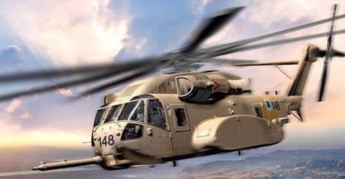 A CGI of a CH-53K with Israeli markings.