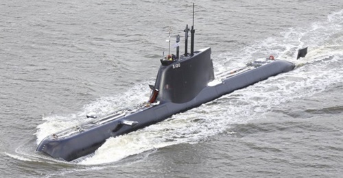 TKMS is understood to be offering a Type 214 variant that is similar to the Hellenic Navy's Papanikolis-class boats.