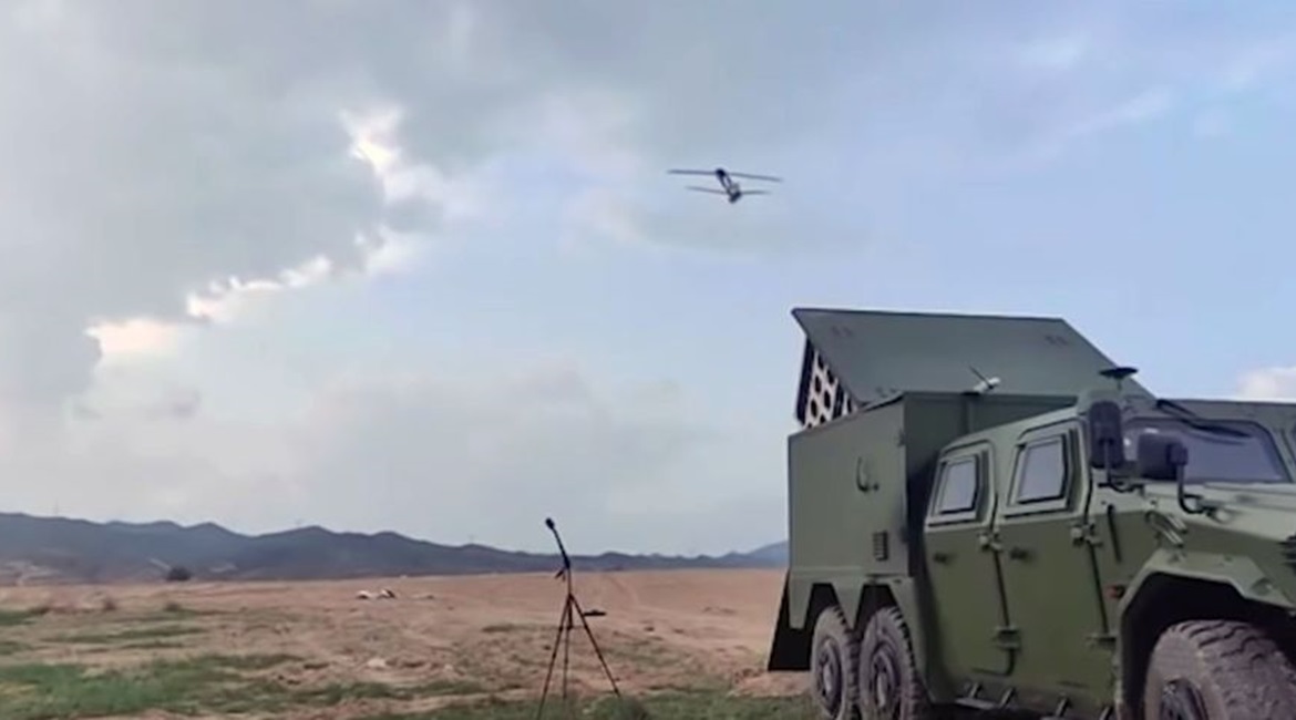 The increased integration of unmanned systems and manned platforms (in this case a modified Dongfeng Mengshi 6×6 CTL181A armoured vehicle) is a target under China's new 14th Five Year Plan.