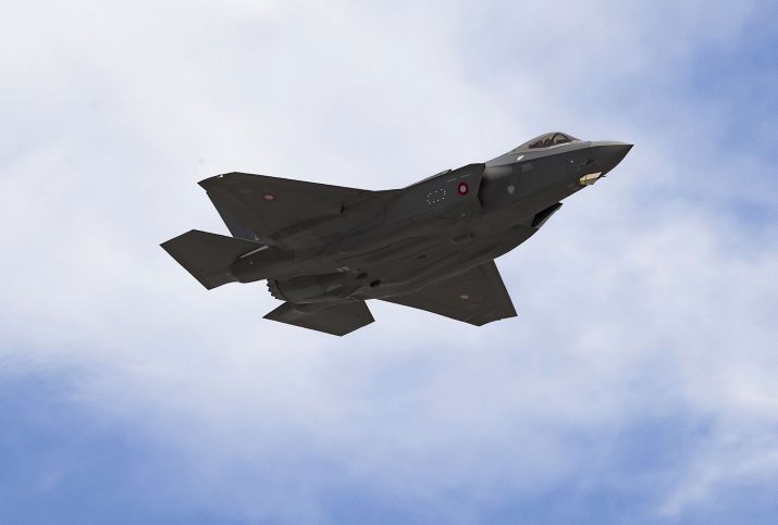 The first F-35 for Denmark made its maiden flight out of Fort Worth, Texas, on 8 March. (Lockheed Martin)