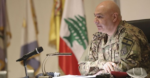 Gen Aoun criticised Lebanon's politicians in a speech publicised by the LAF.