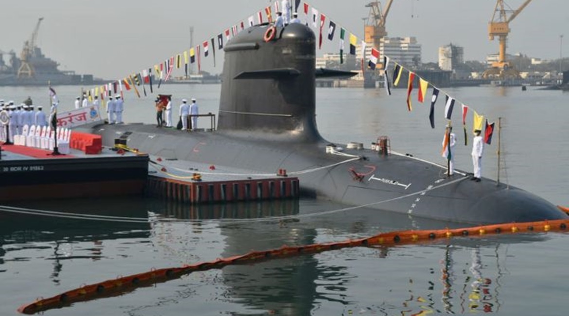 The Indian Navy commissioned 
        
        , its third Kalvari-class SSK, in a ceremony held on 10 March in Mumbai.