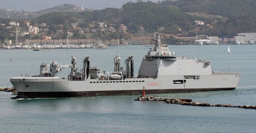 was delivered to the Italian Navy on 12 March.