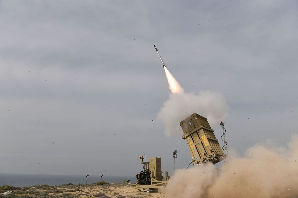 A Tamir interceptor is launched from a Missile Firing Unit during a test campaign of what the IMOD described on 1 February as “an upgraded version of the Iron Dome Weapon System”. (Rafael Advanced Defense Systems)