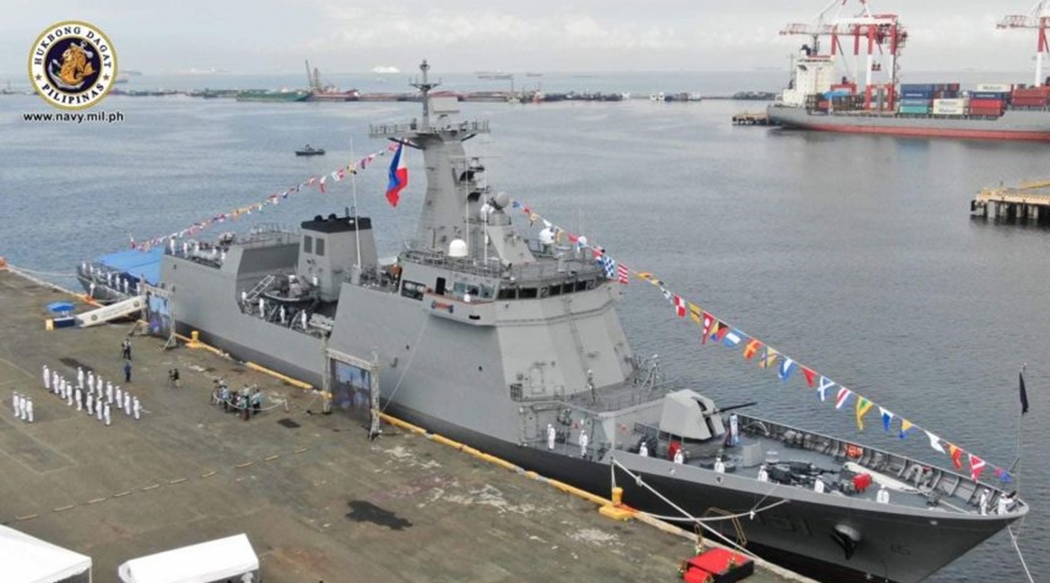 The PN commissioned BRP 
        
        , its second José Rizal-class guided-missile frigate, in a ceremony held on 19 March at South Harbor in Manila.