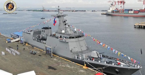 The PN commissioned BRP 
        
        , its second José Rizal-class guided-missile frigate, in a ceremony held on 19 March at South Harbor in Manila.