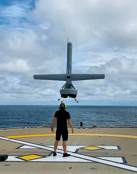 Martin UAV’s V-Bat unmanned VTOL aircraft on a counter narcotics mission with US Southern Command. Kongsberg Geospatial and Martin UAV will jointly respond to the Royal Canadian Navy’s ISTAR UAS request for information, offering the V-Bat. (Martin UAV)