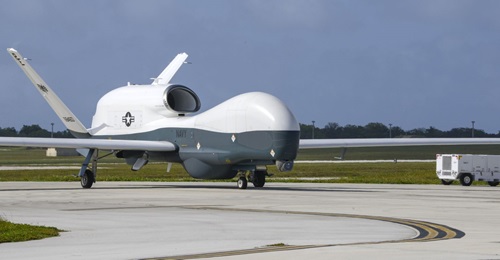 One of two Tritons seen taxiing at Andersen Air Force Base (AFB) on the island of Guam, from where the unmanned aircraft has been flying in support of the USN's 7th Fleet since January 2020. Congress has reintroduced an aircraft previously removed from...
