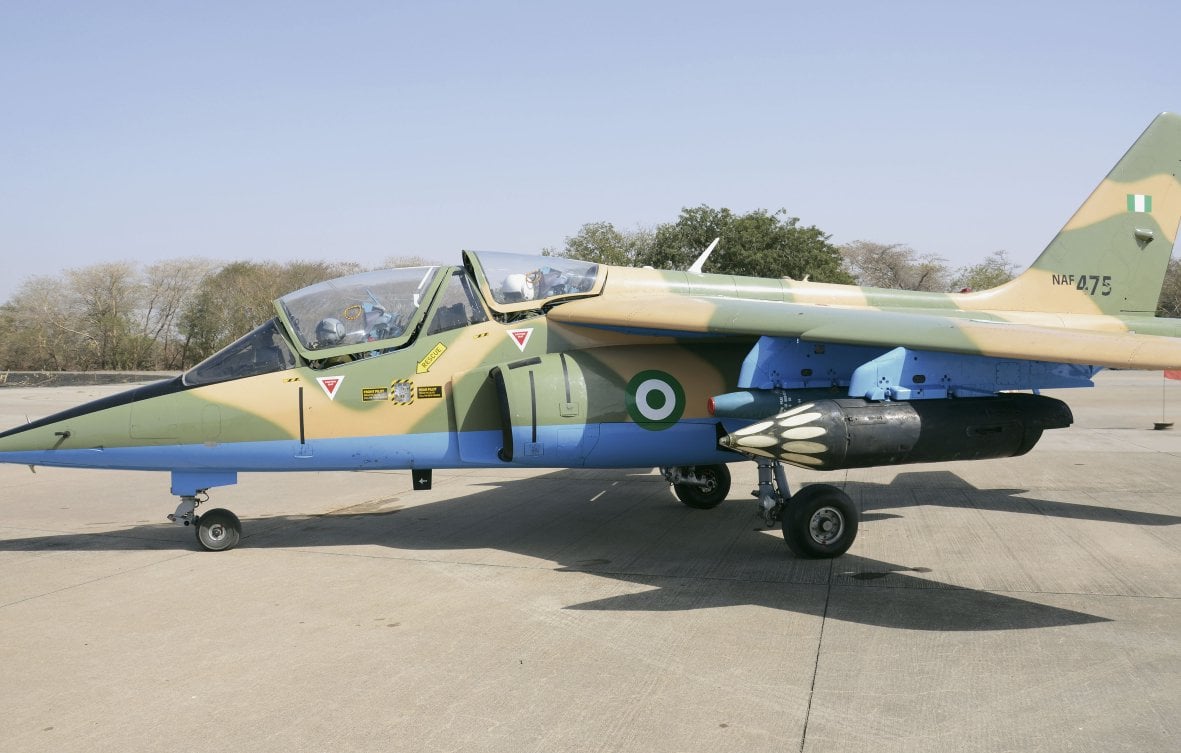 NAF 475 was unveiled in January 2016. (Nigerian Air Force)