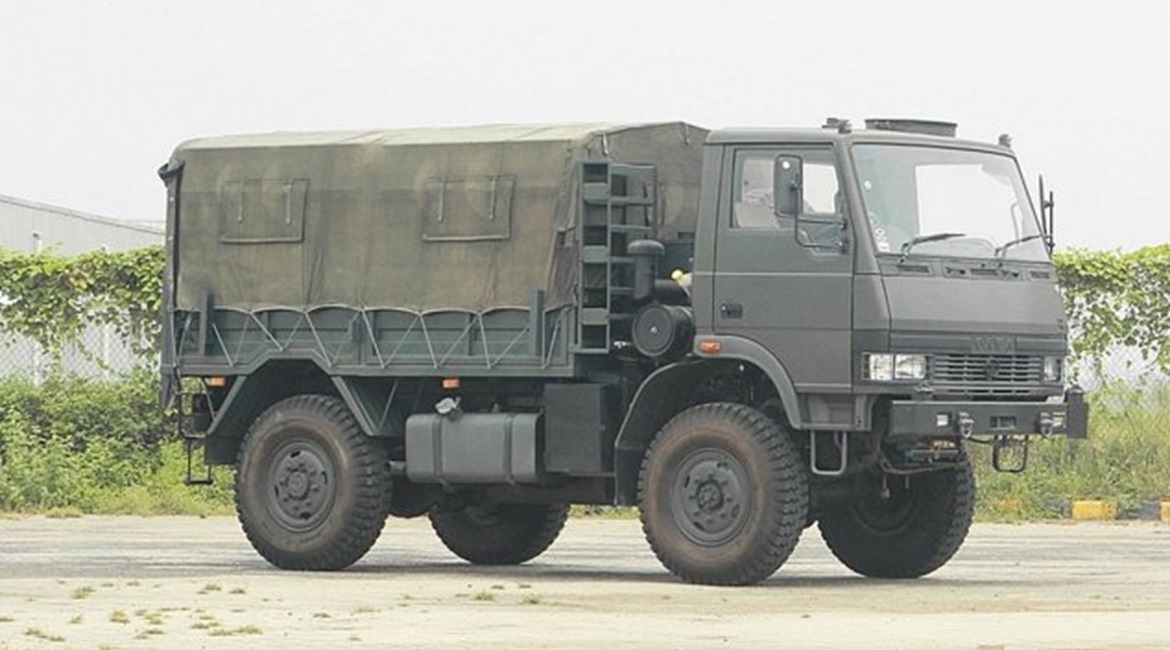 Tata Motors has sold its defence business, which produces a wide range of military vehicles such as this LPTA 715 4×4 utility truck, to its sister firm Tata Advanced Systems Limited.