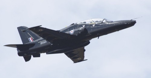 Seen in RAF service, the Hawk T2 will be operated by a joint UK-Qatari squadron to be formed at Leeming in North Yorkshire.