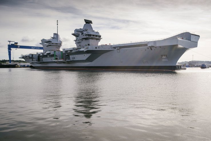 The UK is pursuing an opportunity to collaborate with India on BAE Systems’ Queen Elizabeth-class aircraft carrier (pictured).  (BAE Systems)