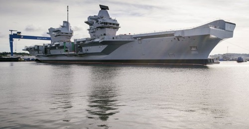 The UK is pursuing an opportunity to collaborate with India on BAE Systems' Queen Elizabeth-class aircraft carrier (pictured).