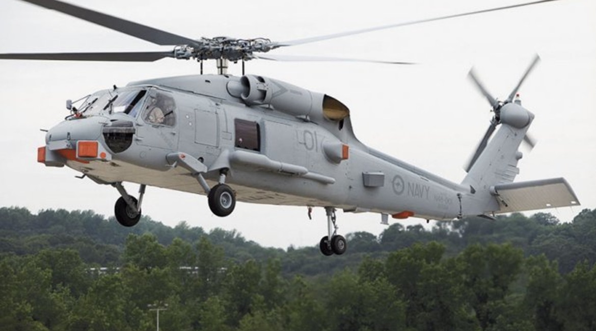 The Pentagon announced on 12 April that Lockheed Martin was awarded a USD447.2 million contract to supply 12 MH-60R helicopters (similar to this one in Royal Australian Navy service) to the RoKN.