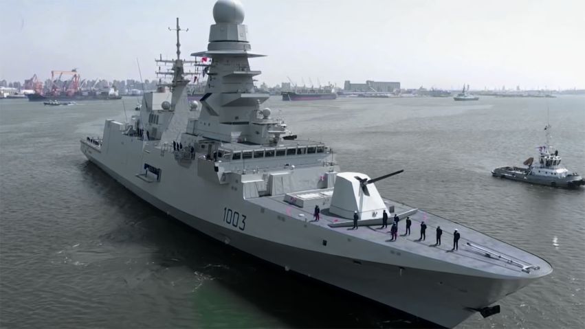 
        ENS 
        Bernees
         arrived in Alexandria.
       (Egyptian Ministry of Defence)