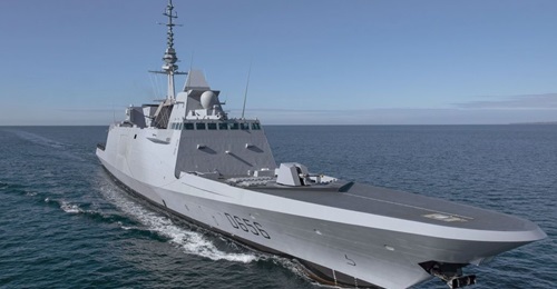the first of two FREMM DA frigates enhanced with air-defence capabilities.