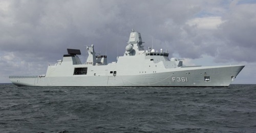 PT PAL has engaged consultants to customise a derivative of Denmark's Iver Huitfeldt frigate, of which the first-of-class is seen here, for Indonesian Navy requirements.