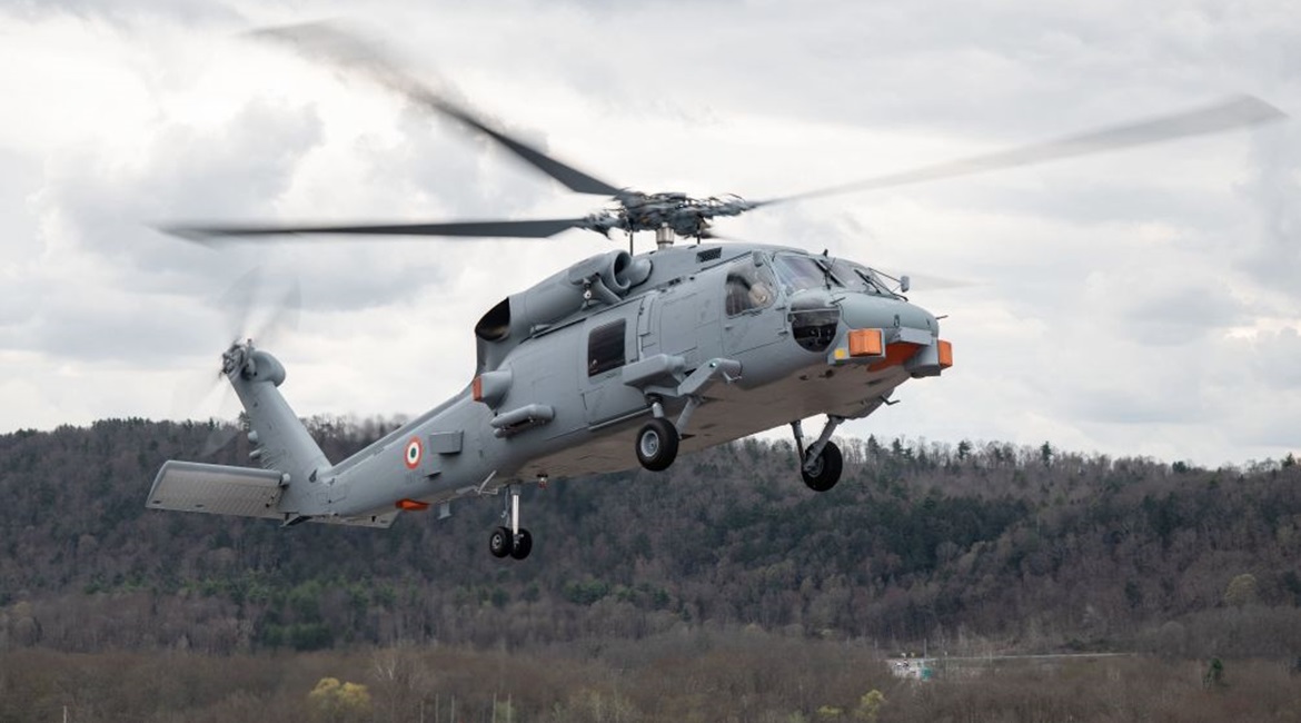 US NAVAIR announced on 21 April that the first of 24 MH-60R naval helicopters on order for the IN conducted it first flight at Lockheed Martin's RMS plant in Owego, New York.