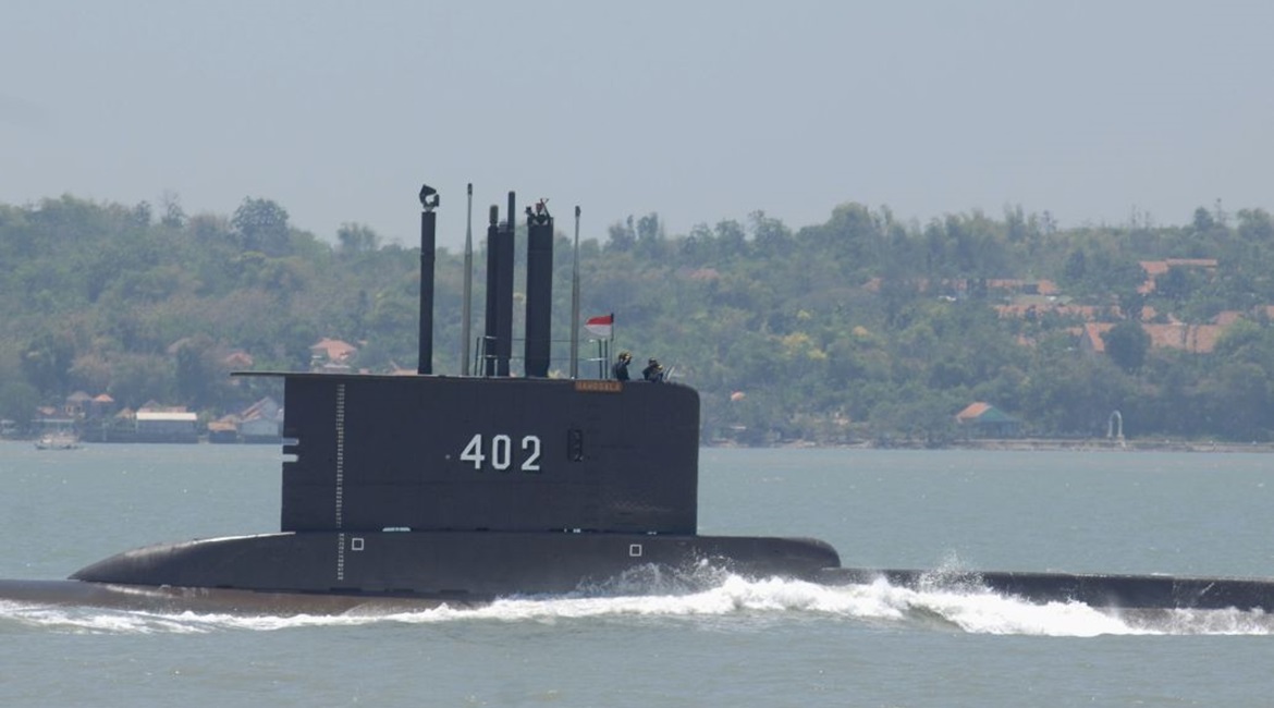 KRI 
        
         seen here during a sail pass off Surabaya in 2014. The boat was declared sunk in the Bali Sea on 25 April.