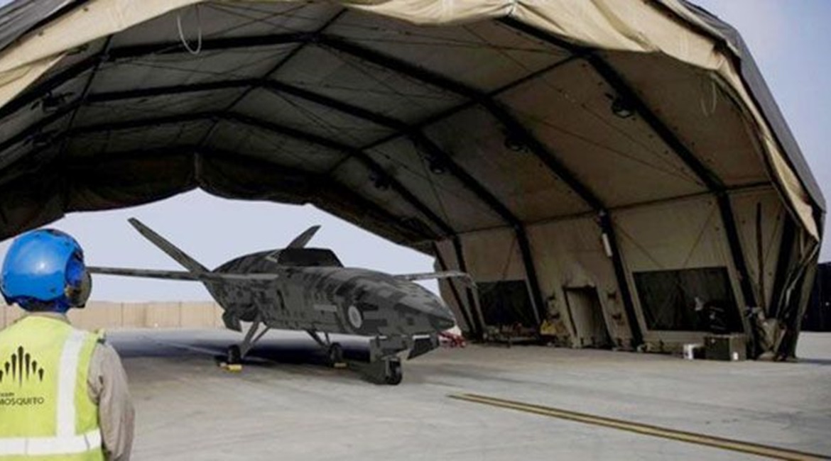 An artist's impression of the Mosquito loyal wingman in operational service.