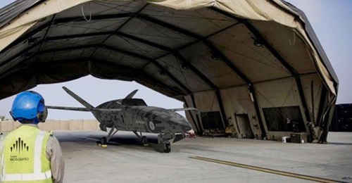 An artist's impression of the Mosquito loyal wingman in operational service.