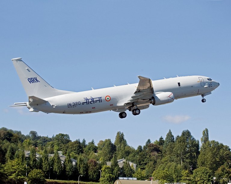 Subject to Congressional approval for its latest request, the Indian Navy will field 18 P-8I Neptune MMAs under its current programme of record. (Boeing)