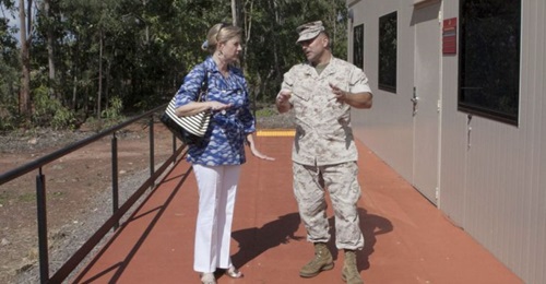 In 2015 Christine Wormuth, then the US undersecretary of defense for policy, visited Robertson Barracks, Northern Territory, Australia. She is now nominated to be the US Army Secretary.