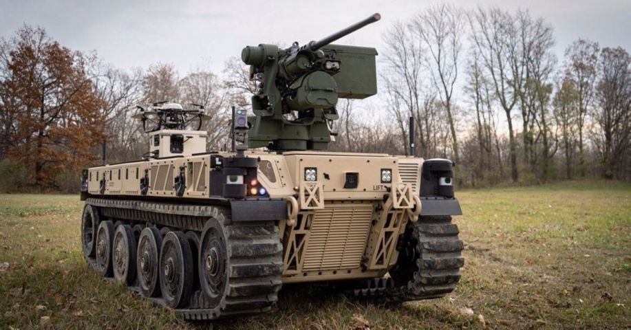 Shown here is a US Army robotic combat vehicle – light prototype that is under the NGCV umbrella. The army is crafting a budget plan aimed at protecting such modernisation efforts.  (US Army )