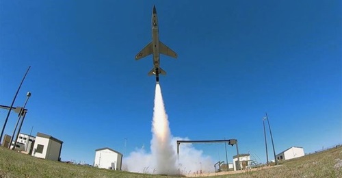 The first test flight of the ACS-configured UTAP-22 occurred on 29 April.