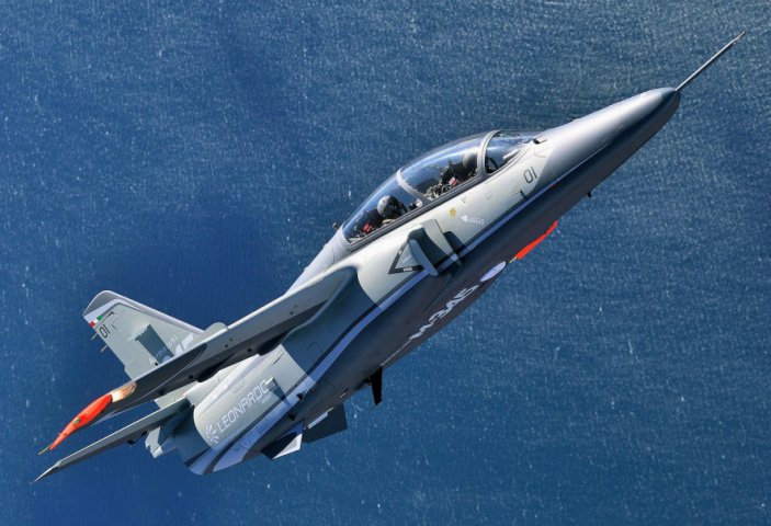 The M-345 HET jet trainer aircraft is expected to form part of the Babcock and Leonardo bid to secure Canada’s wider FAcT pilot training programme. (Leonardo)